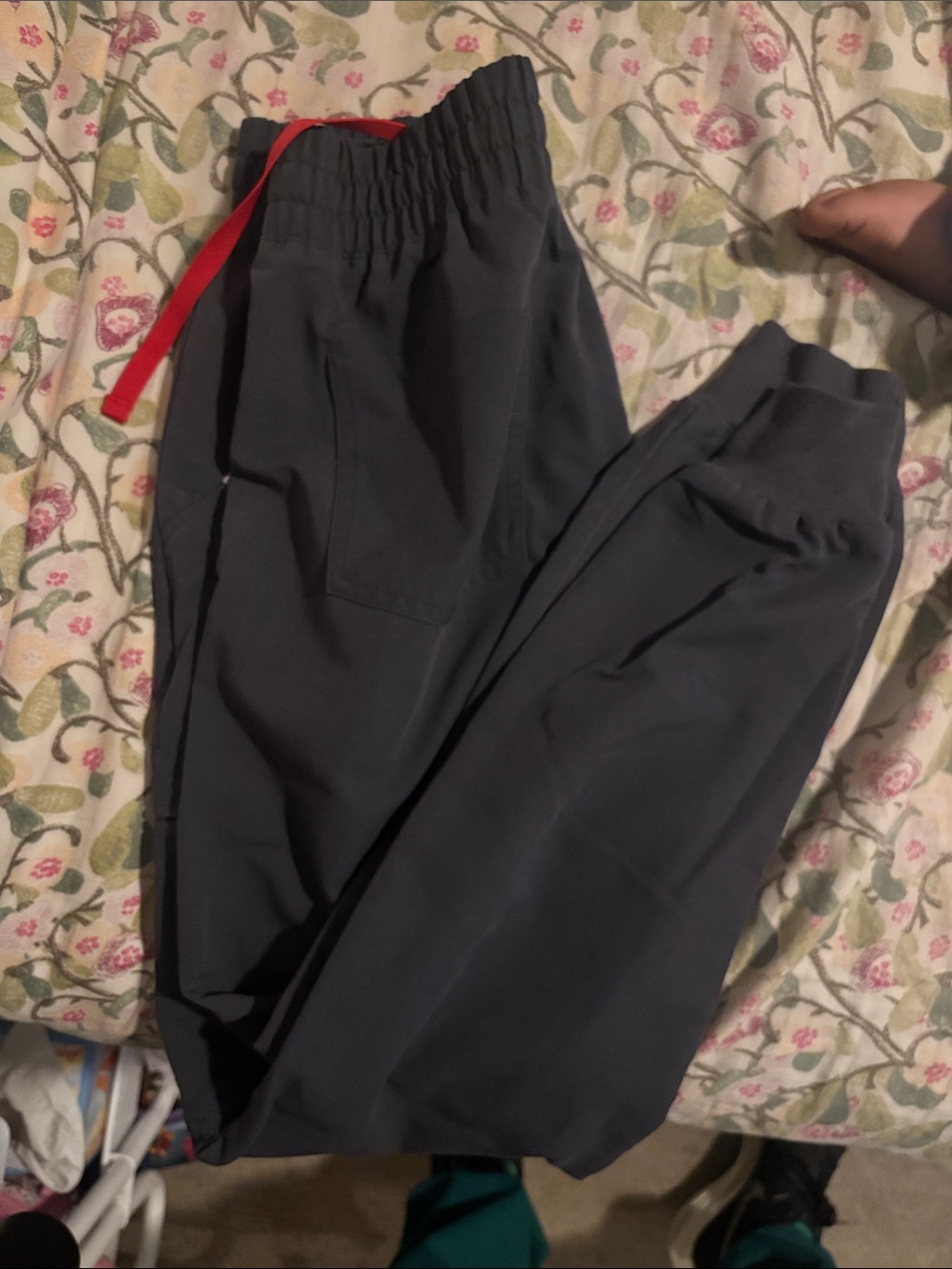 Figs charcoal high waisted joggers